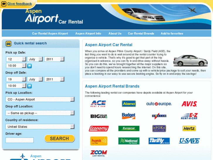 www.aspenairportcarrental.com