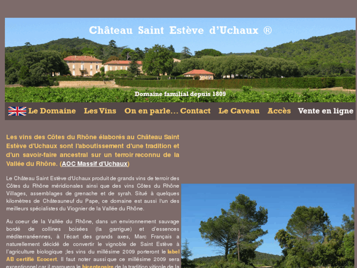 www.chateau-saint-esteve-d-uchaux.com