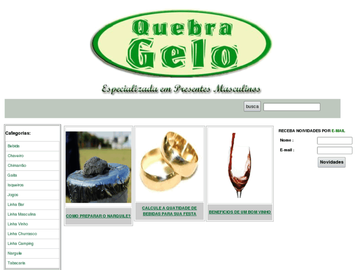 www.lojaquebragelo.com