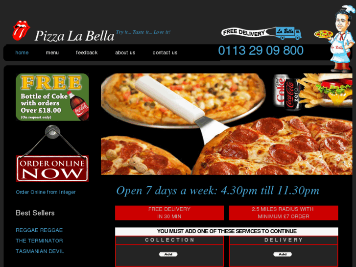 www.pizzalabella.com