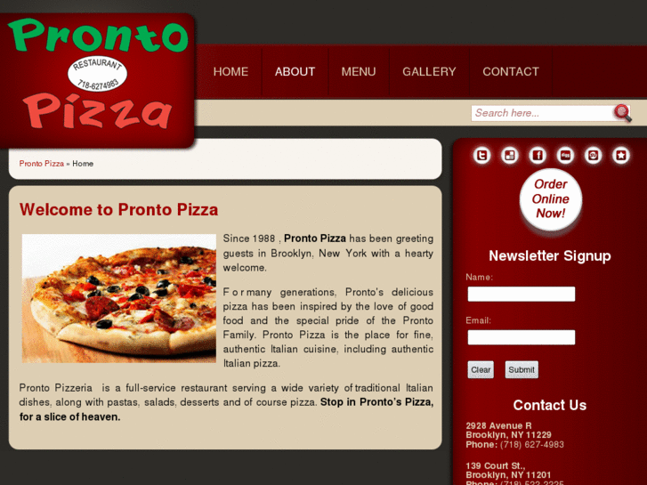 www.prontopizzainc.com