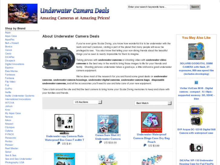 www.underwatercameradeals.com