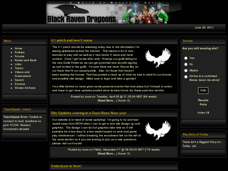 www.blackravendragoons.com