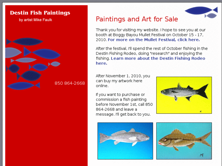 www.destinfishpaintings.com