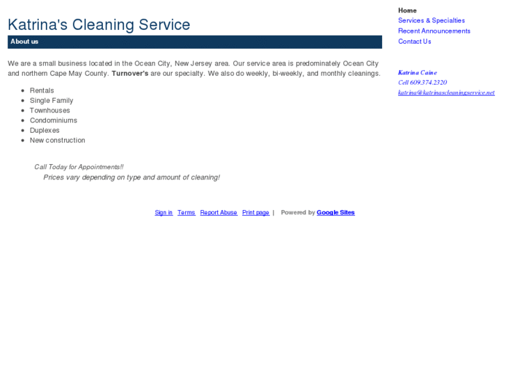 www.katrinascleaningservice.net