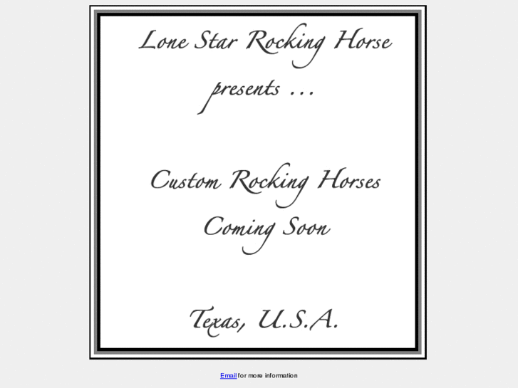 www.lonestarrockinghorse.com