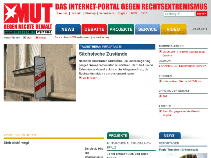 www.mutgegenrechtegewalt.info