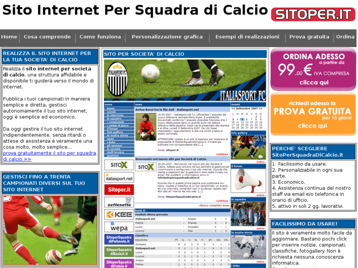 www.sitopersquadradicalcio.it