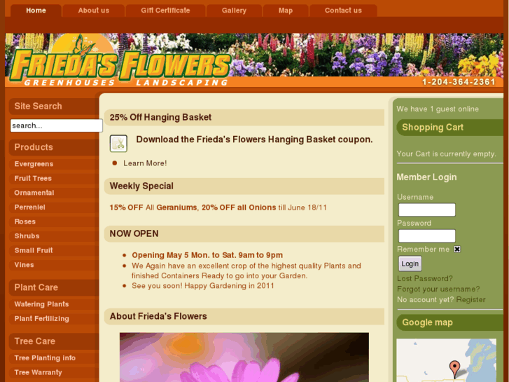 www.friedasflowers.com