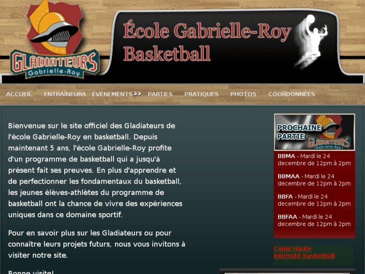 www.gladiateursbasket.com