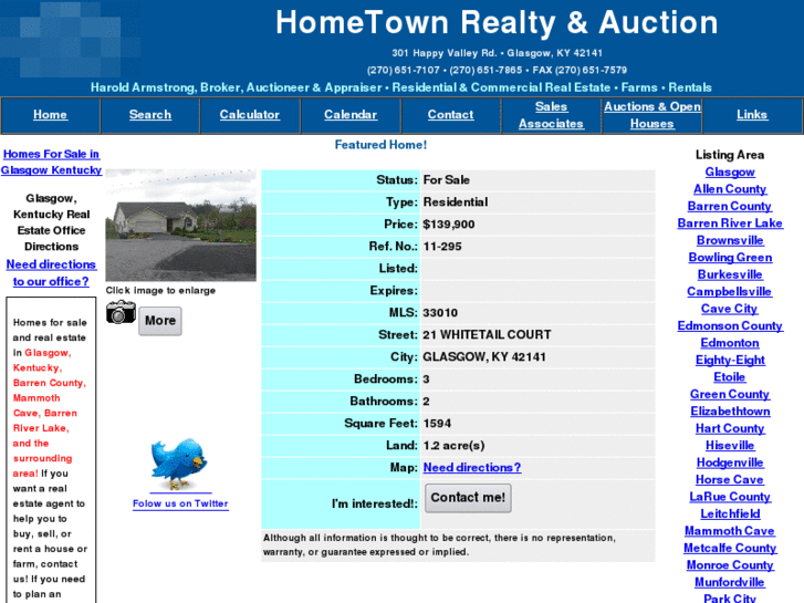 www.hometown-realty-auction.com