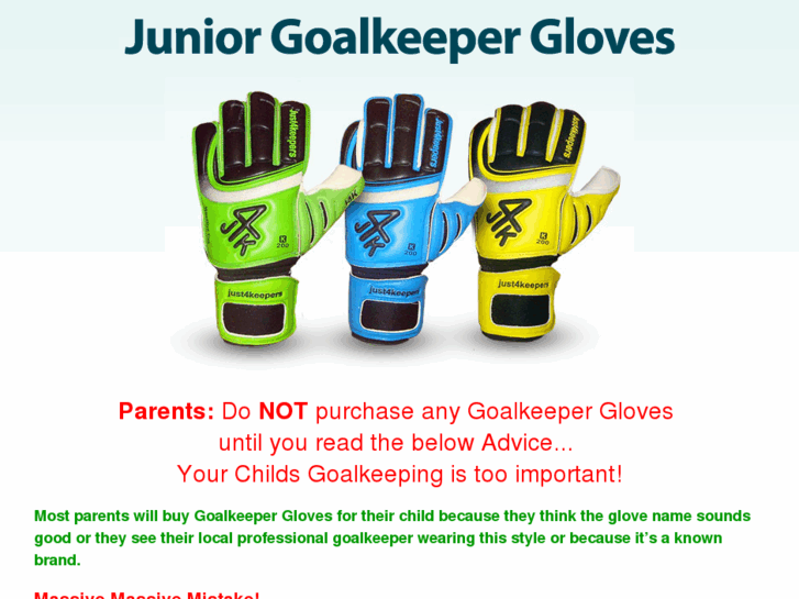 www.juniorgoalkeepergloves.com