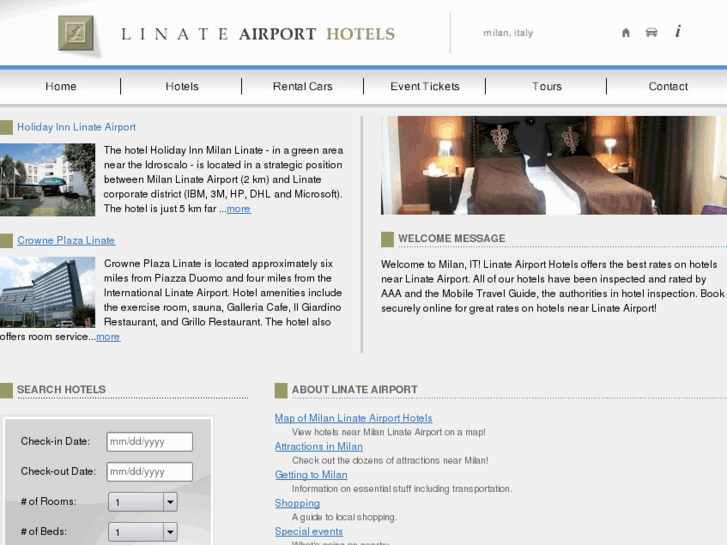 www.linateairporthotels.com