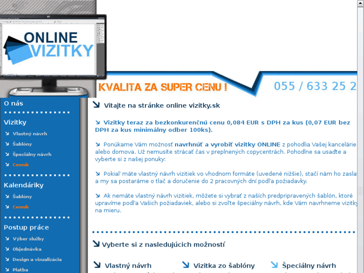 www.onlinevizitky.sk