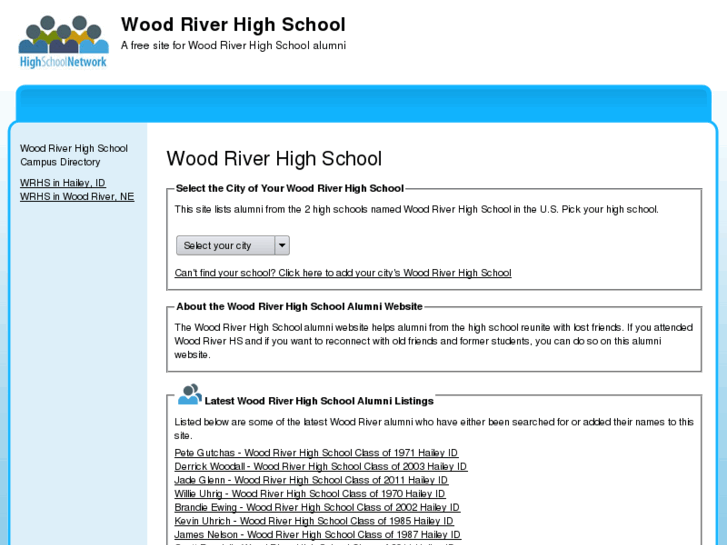 www.woodriverhighschool.org