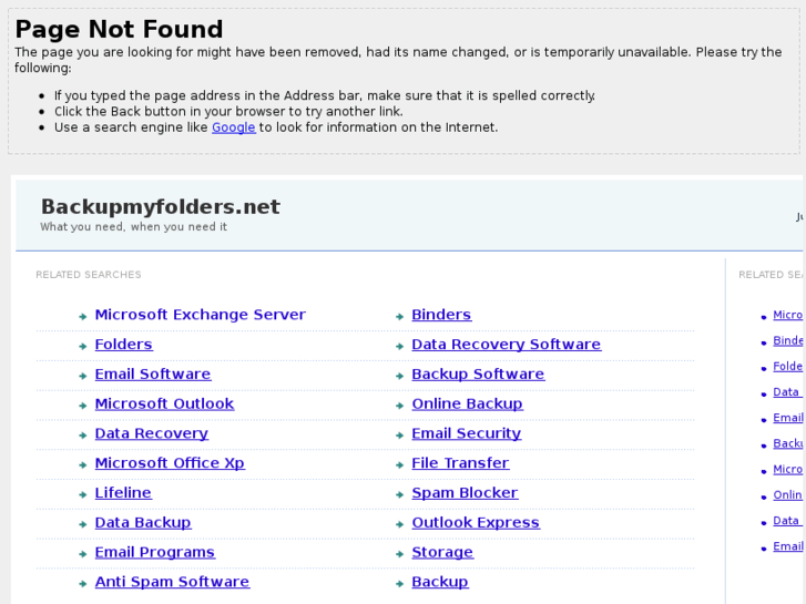 www.backupmyfolders.net