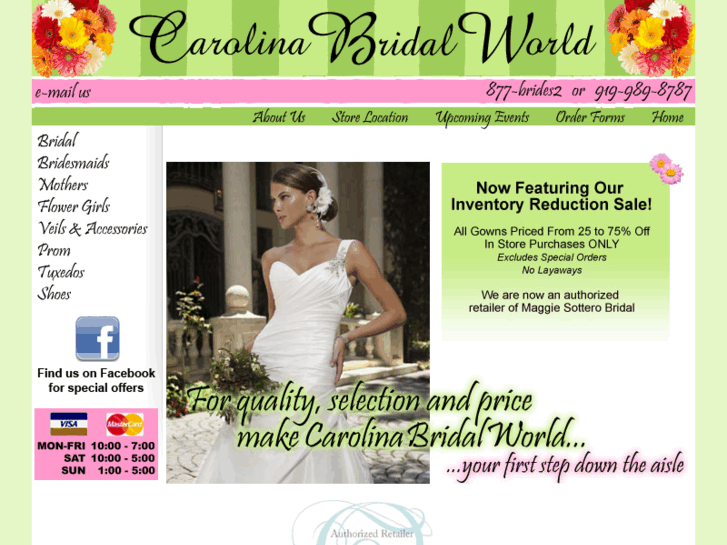 www.carolinabridalworld.com