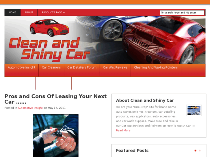 www.cleanandshinycar.com