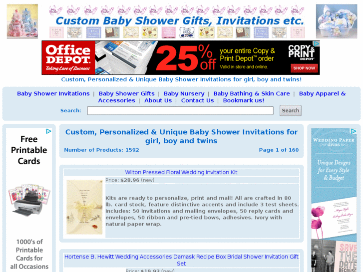 www.custombabyshower.com