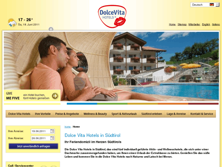 www.dolcevitahotels.info
