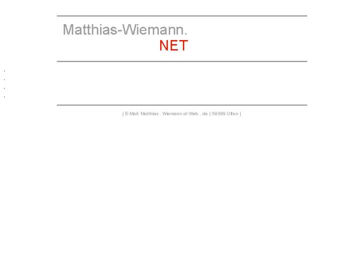 www.matthias-wiemann.net