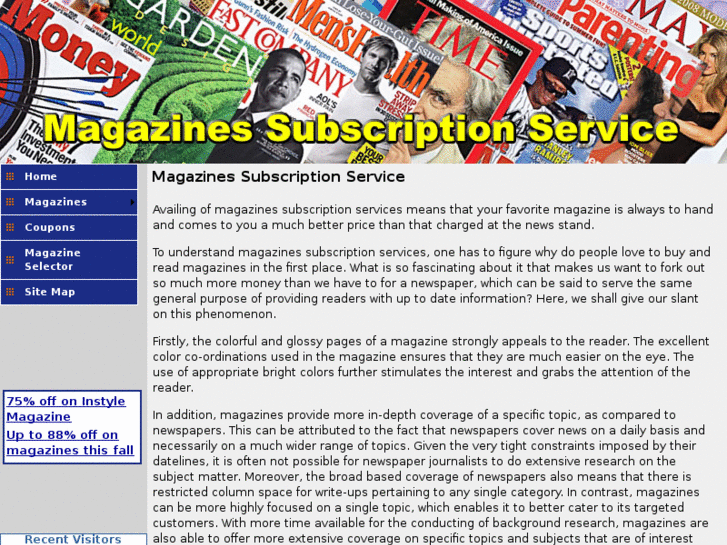 www.magazinessubscriptionservice.com