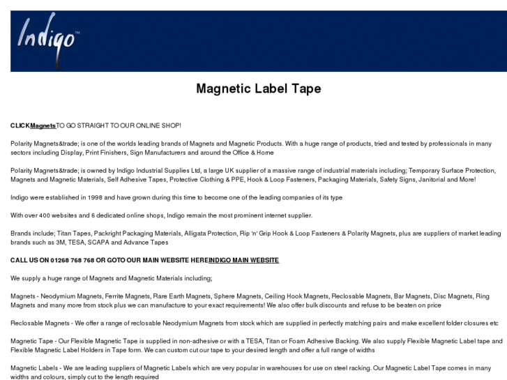 www.magneticlabeltape.co.uk