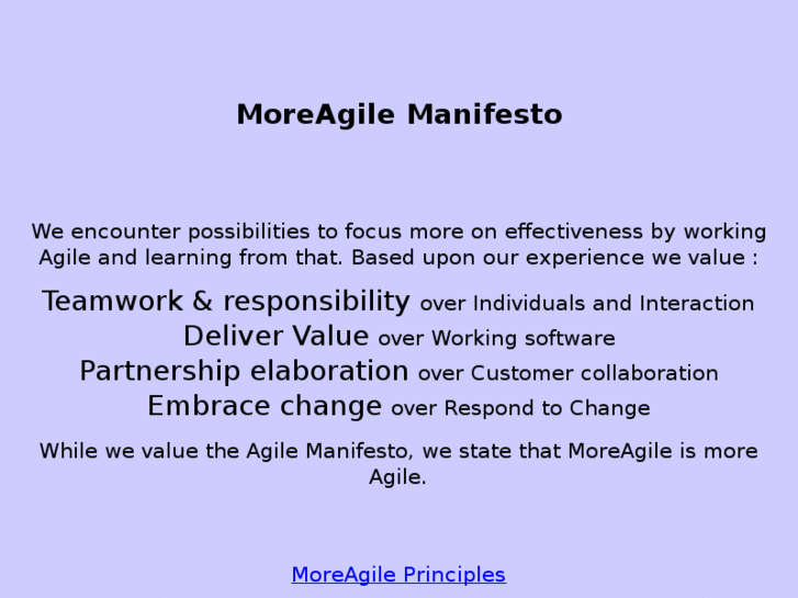 www.moreagilemanifesto.org