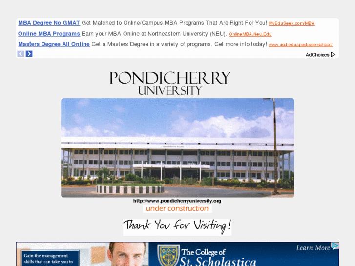 www.pondicherryuniversity.org