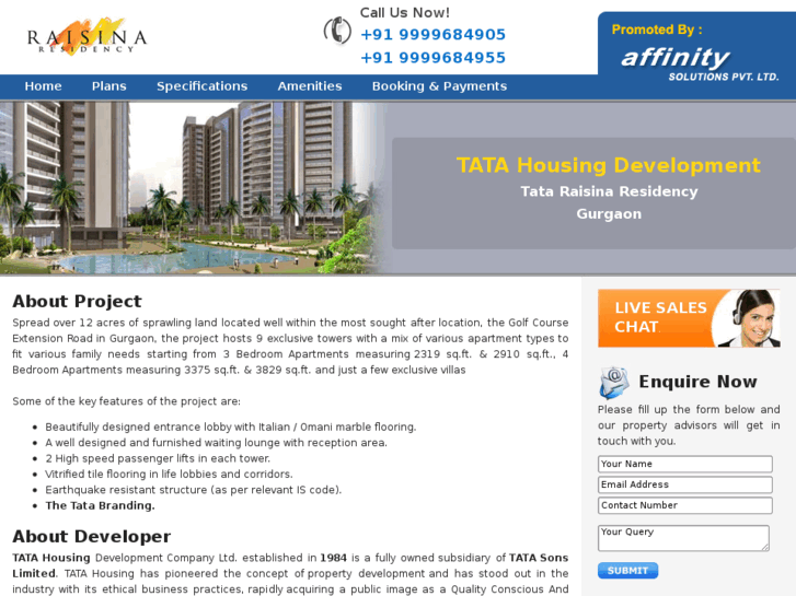 www.tataprojectsgurgaon.com