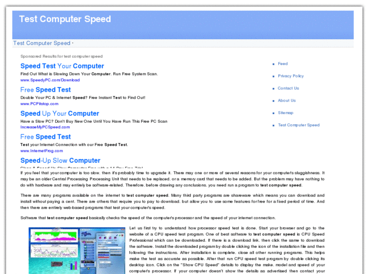www.testcomputerspeed.info