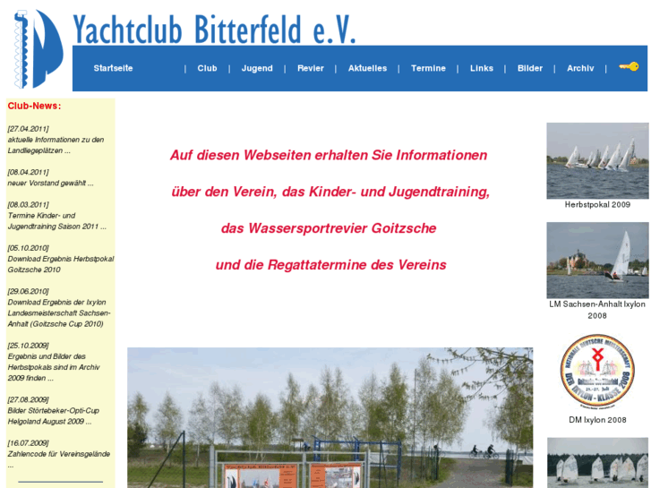 www.yachtclub-bitterfeld.com