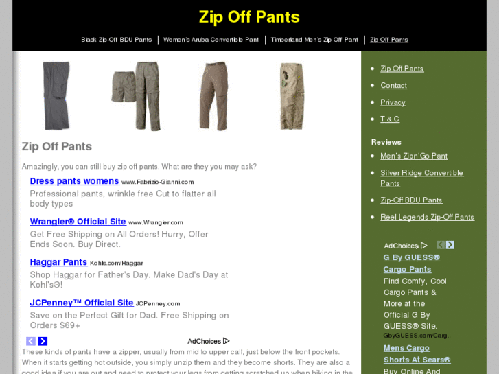 www.zipoffpants.org