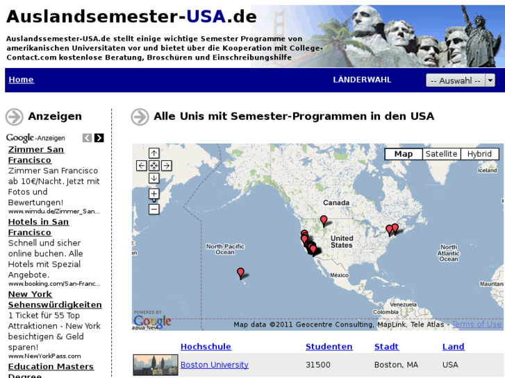 www.auslandssemester-usa.de