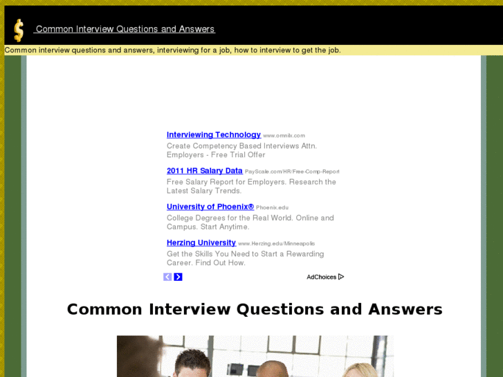 www.commoninterviewquestionsandanswers.com