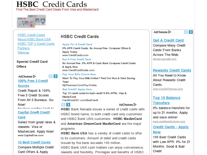 www.hsbccreditcardonline.net