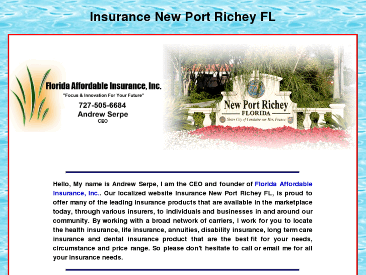 www.insurancenewportricheyfl.com