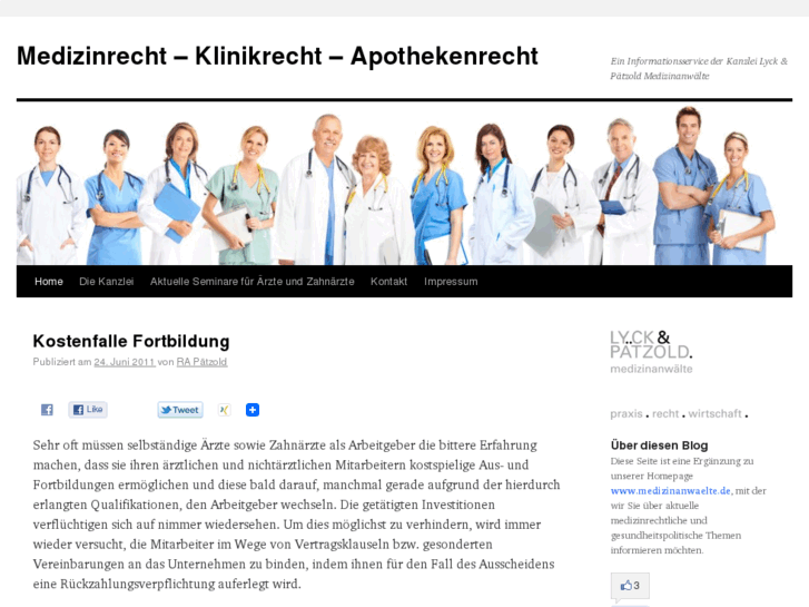 www.medizinrecht-blog.de