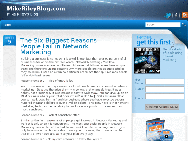 www.mikerileyblog.com