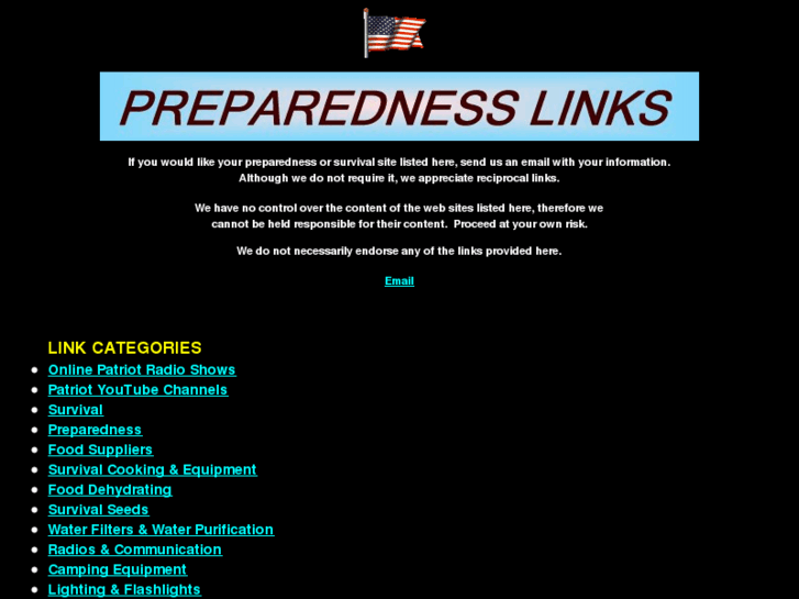 www.preparednesslinks.com