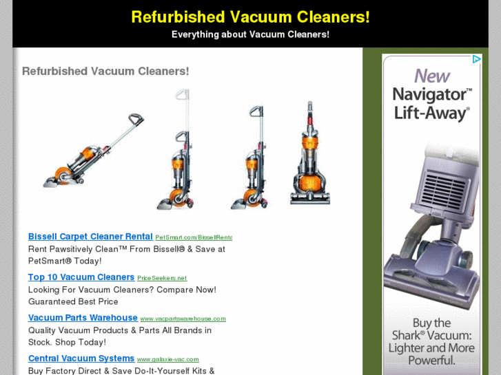 www.refurbishedvacuumcleaners.com