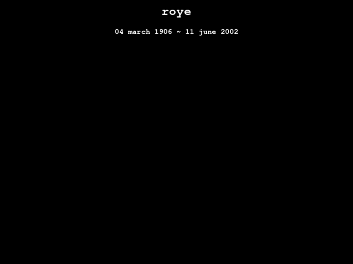 www.roye.co.uk