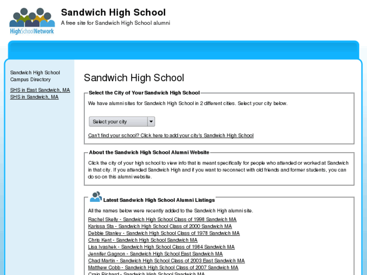 www.sandwichhighschool.net