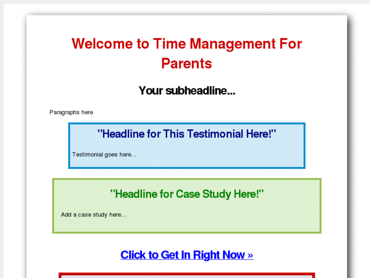 www.timemanagementparent.com