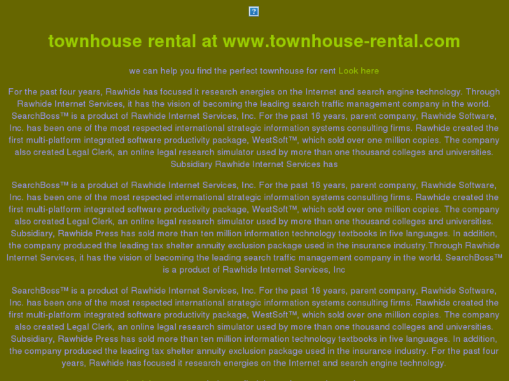 www.townhouse-rental.com