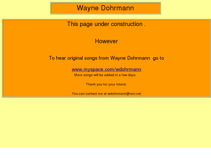 www.waynedohrmann.com