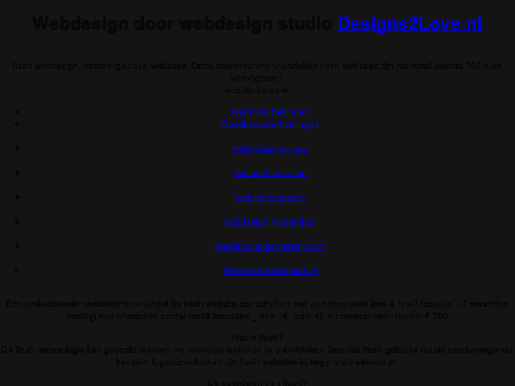 www.webdesignflash.nl