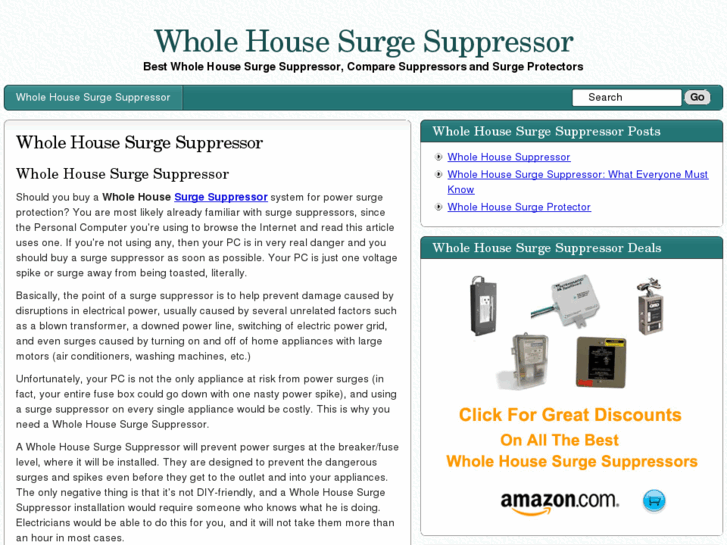 www.wholehousesurgesuppressor.com