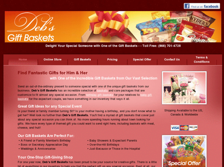 www.debsgiftbaskets.com