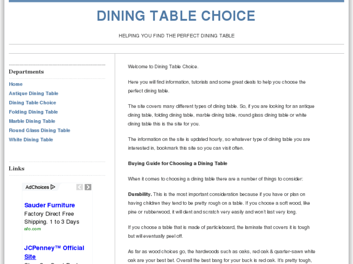 www.diningtablechoice.com